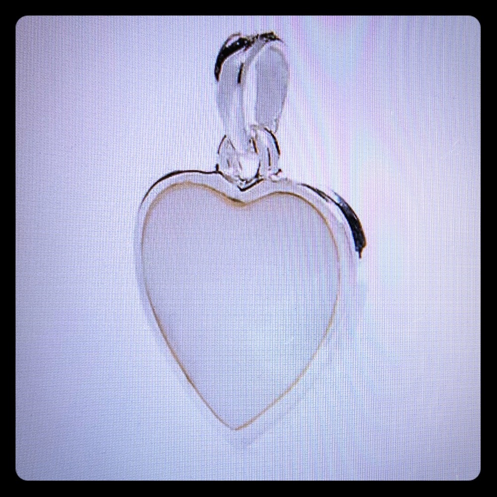 NWT SILVERWORKS Mother Of Pearl Heart Charm